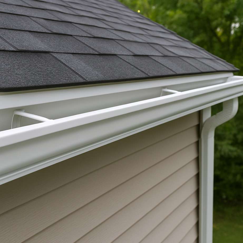What-Can-Happen-If-Gutters-Fail - Spring Rain Gutters - Spring Rain Gutters Gutters on a house