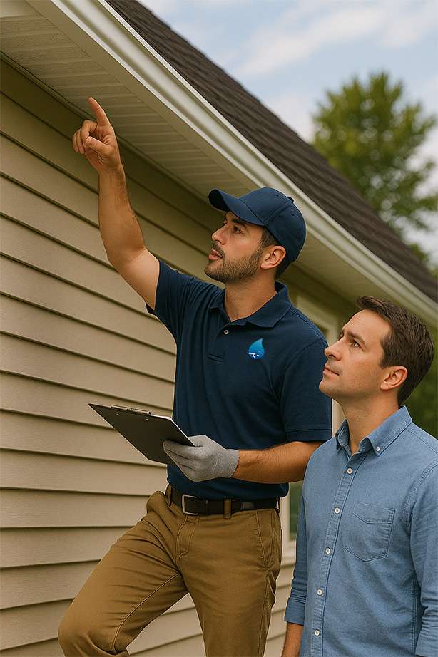 Roof-Your-First-Line-of-Defense-Against-Weather- - Spring Rain Gutters Checking the roof and gutters