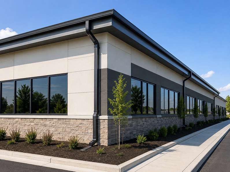 hat Type of Gutter System Is Best for a Commercial Building